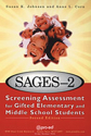 Picture of SAGES-2 K-3 Profile/Scoring Sheets (50)