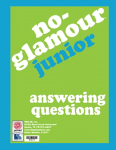 Picture of No Glamour Junior Answering Questions