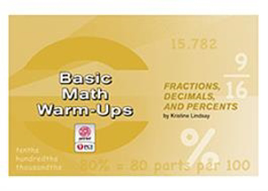 Picture of Basic Math Warm-Ups: Fractions, Decimals, and Percents