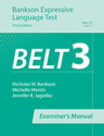 Picture of BELT-3 Examiners Manual