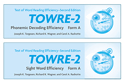 Picture of TOWRE-2 Form A Word Cards