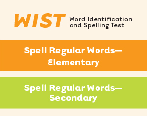 Picture of WIST Word Card, Regular Words