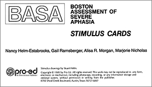 Picture of BASA Stimulus Card Set