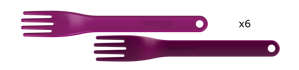 Picture of Magenta Fork - Wee - (Set of 6)