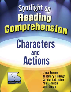 Picture of Spotlight on Reading Comprehension Characters and Action Book