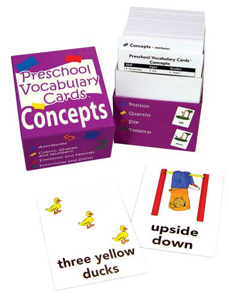 Picture of Preschool Vocabulary Cards: Concepts