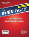 Picture of Word Test 2 Adolescent