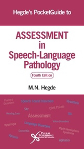 Picture of Hegde's PocketGuide to Assessment in Speech-Language Pathology