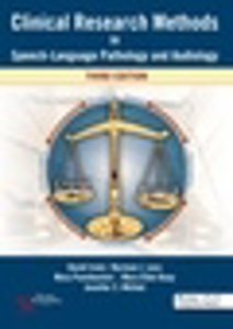 Picture of Clinical Research Methods in Speech-Language Pathology and Audiology