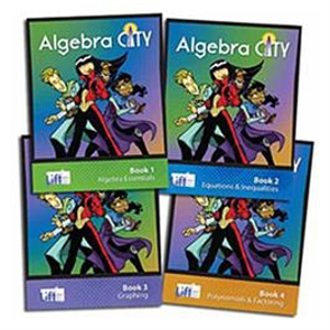 Picture of Algebra City - Student Edition Single Pack (1 ea. Books 1-4)