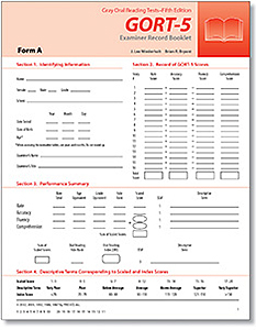 Picture of GORT-5 Examiner Record Book Form A (25)