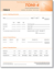 Picture of TONI-4 Form B Answer Booklet and Record Form - Pack of 50