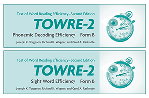 Picture of TOWRE-2 Form B Word Cards