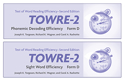 Picture of TOWRE-2 Form D Word Cards