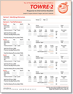 Picture of TOWRE-2 Response to Intervention Book (25)
