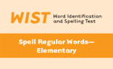 Picture of WIST Elementary Spelling Card