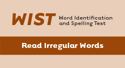 Picture of WIST Word Card, Irregular Words