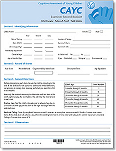 Picture of CAYC Examiner's Record Booklets (25)