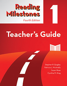 Picture of Reading Milestones-Fourth Edition, Level 1 (Red) Teacher's Guide