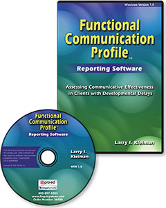 Picture of Functional Communication Profile-Revised (FCP-R) Reporting Software