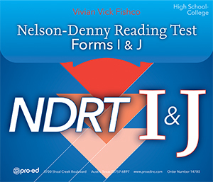 Picture of NDRT: Nelson-Denny Reading Test Forms I & J-Complete Kit