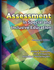 Picture of Assessment in Special and Inclusive Education–14th Edition