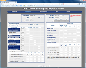 Picture of CAS2: Online Scoring and Report System 1-Year Base Subscription (includes 5 licenses)