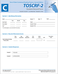 Picture of TOSCRF-2: Student Record Forms C (25)