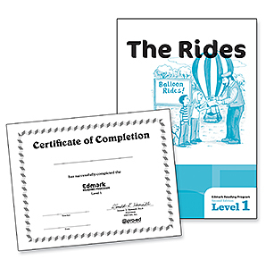 Picture of Edmark Reading Program: Level 1 - Second Edition, The Rides and Certificates of Completion