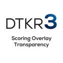 Picture of DTKR-3 Scoring Overlay Transparency